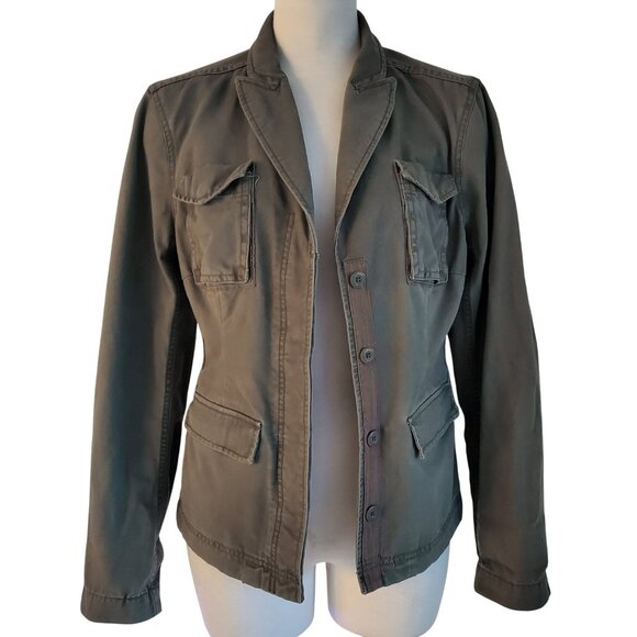 RuffHewn Military Green Army Jacket 100% Cotton L - Picture 1 of 16